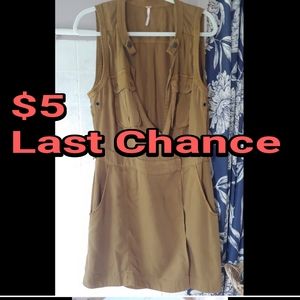 Free People Desert Daylight wrap dress L